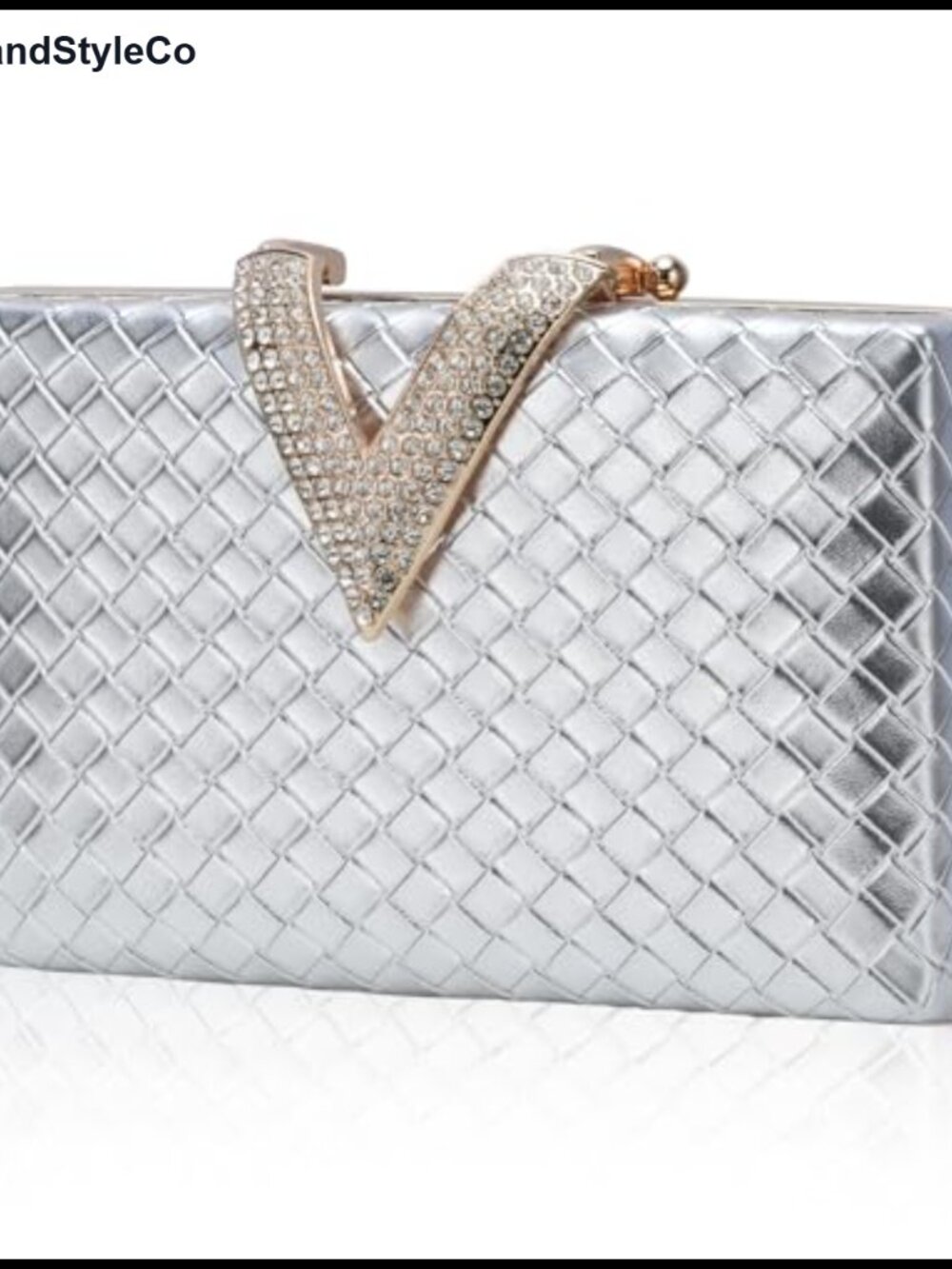 Woven Clutch Purses Elegant Satchel Bag for Women Evening Formal Handbag